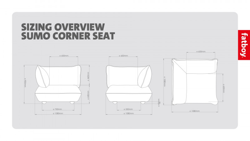 MODULE CORNER SEAT - SUMO