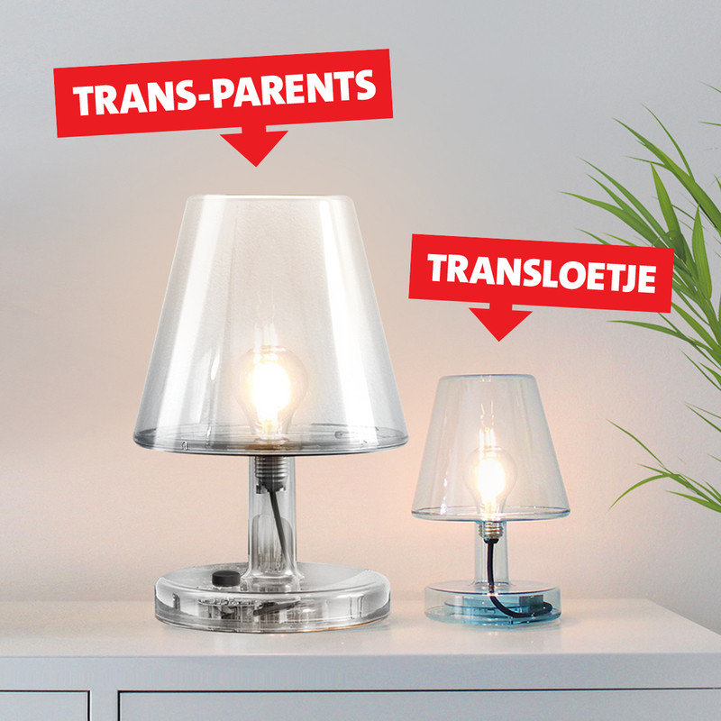 LAMPE À POSER - TRANS-PARENTS