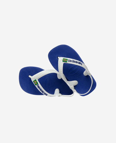 Tongs bébé Brasil Logo - Bleu