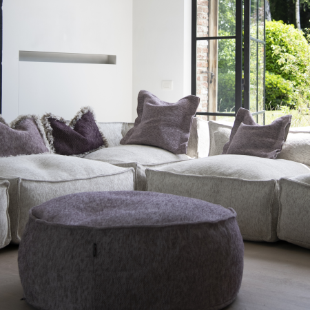 POUF ROUND - SILKY COLLECTION