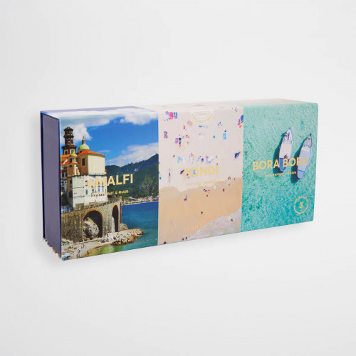 Coffret 3 Bougies - Amalfi, Bondi, Bora Bora