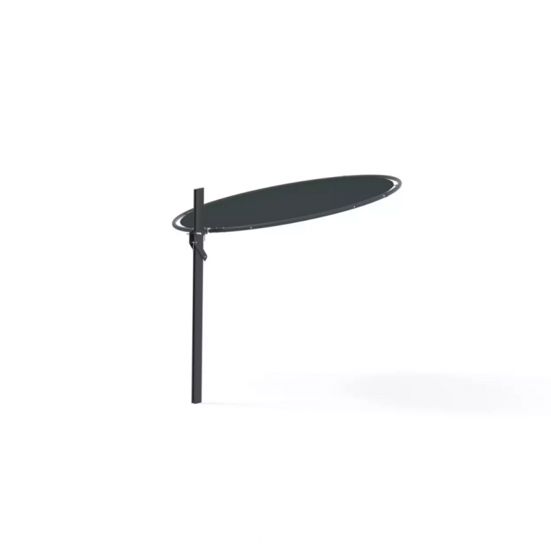 PARASOL ROND 3 M - ECLIPSUM UX FULL BLACK