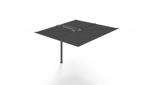 PARASOL 2,5 M X 2,5 M - NANO UX FULL BLACK