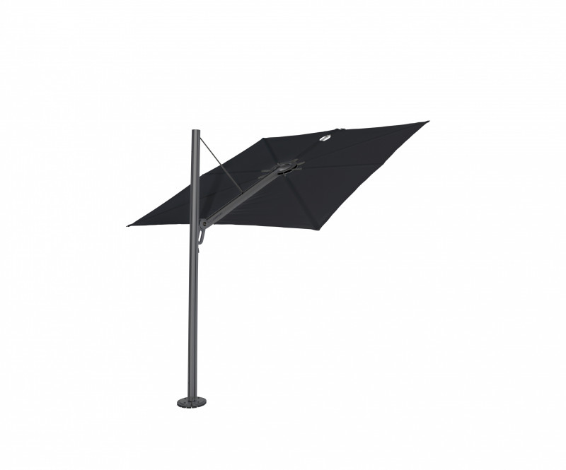 PARASOL 90° DROIT - SPECTRA STRAIGHT MÂT BLACK