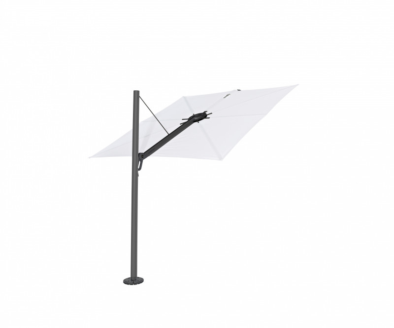 PARASOL 90° DROIT - SPECTRA STRAIGHT MÂT BLACK