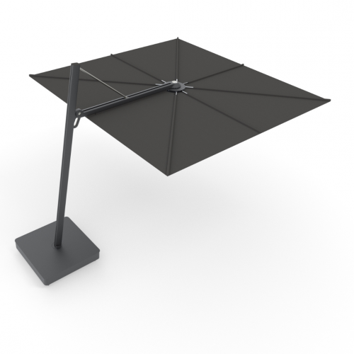 PARASOL 3 M X 3 M 80° - VERSA UX FULL BLACK