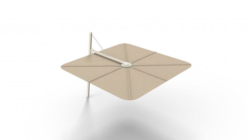 PARASOL 3 M X 3 M 80° - VERSA UX SAND