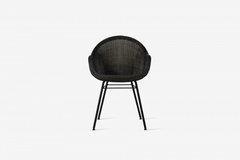 FAUTEUIL REPAS PIED ACIER - EDGARD
