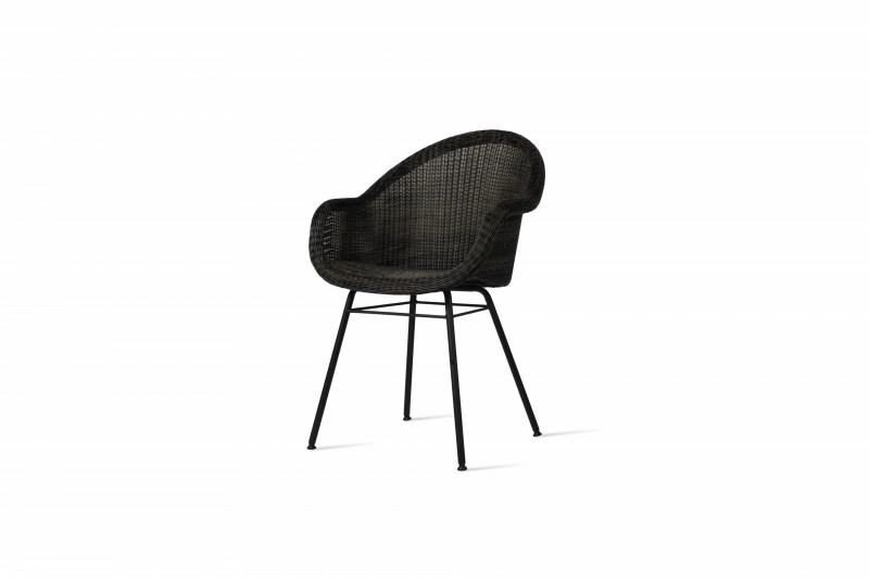 FAUTEUIL REPAS PIED ACIER - EDGARD
