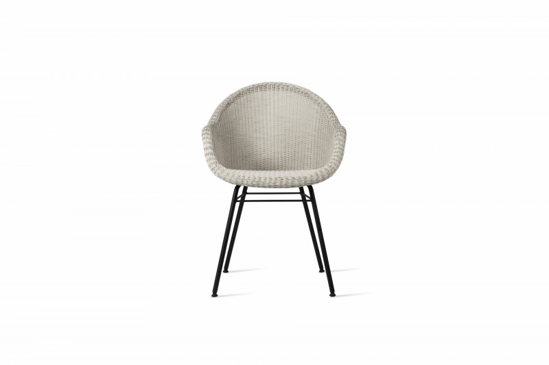 FAUTEUIL REPAS PIED ACIER - EDGARD