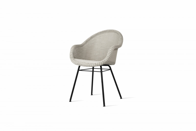 FAUTEUIL REPAS PIED ACIER - EDGARD