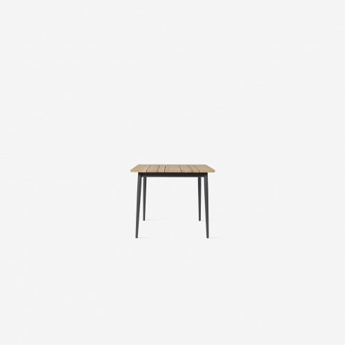 HARMONIE - Table 200 cm pieds X plateau céramique 2 allonges 60 cm