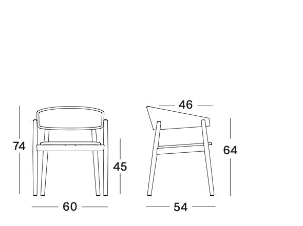 DINING CHAIR - MONA