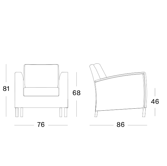 FAUTEUIL LOUNGE - SAFI