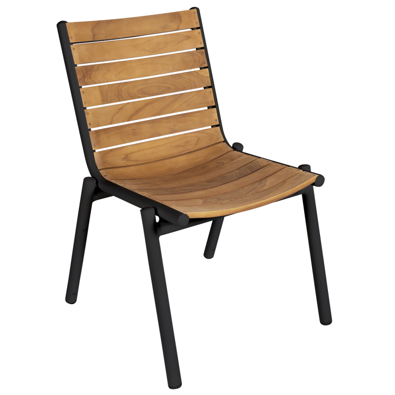 CHAISE TECK - PILOTIS