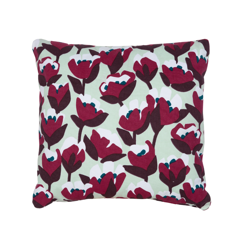 COUSSIN TULIPES 44 X 44 CM - BOUQUET SAUVAGE