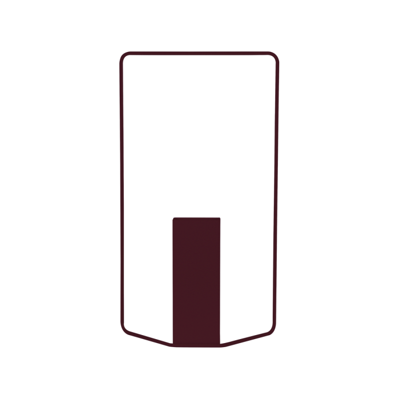 VASE RECTANGULAIRE H.62 CM - ITAC
